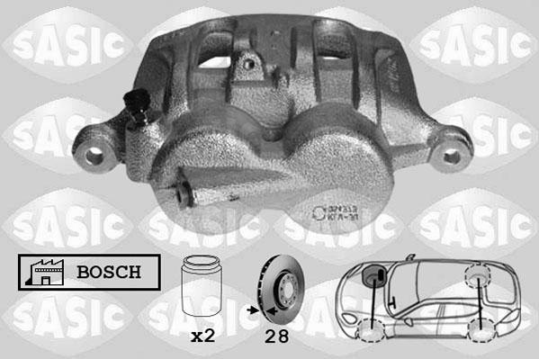 Sasic 6506163 - Гальмівний супорт autozip.com.ua