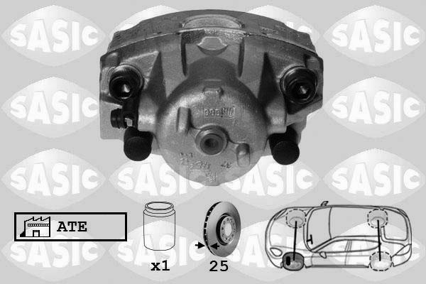 Sasic 6506102 - Гальмівний супорт autozip.com.ua