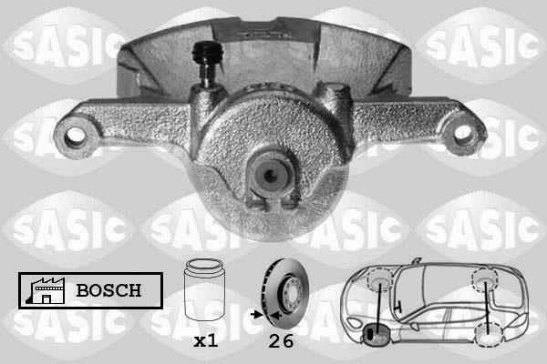 Sasic 6506180 - Гальмівний супорт autozip.com.ua