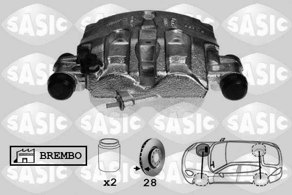 Sasic 6506173 - Гальмівний супорт autozip.com.ua