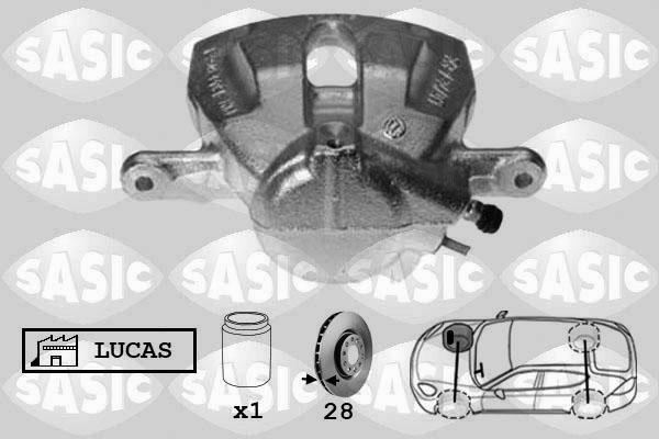 Sasic 6500043 - Гальмівний супорт autozip.com.ua