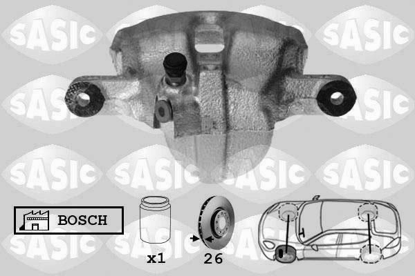 Sasic 6500054 - Гальмівний супорт autozip.com.ua