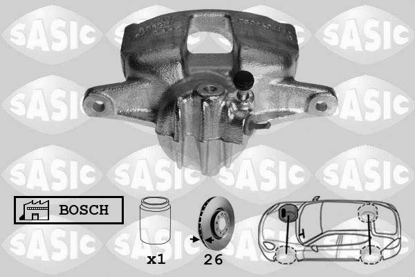 Sasic 6500009 - Гальмівний супорт autozip.com.ua