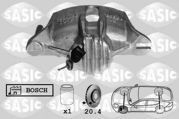 Sasic 6500004 - Гальмівний супорт autozip.com.ua