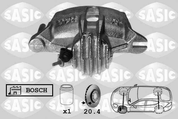 Sasic 6500006 - Гальмівний супорт autozip.com.ua