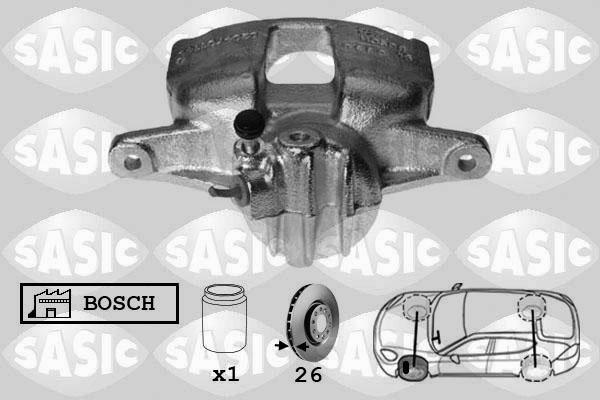 Sasic 6500008 - Гальмівний супорт autozip.com.ua