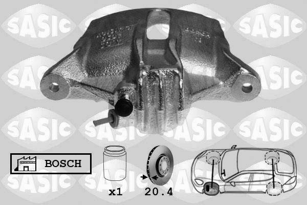 Sasic 6500016 - Гальмівний супорт autozip.com.ua