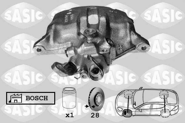 Sasic 6500032 - Гальмівний супорт autozip.com.ua