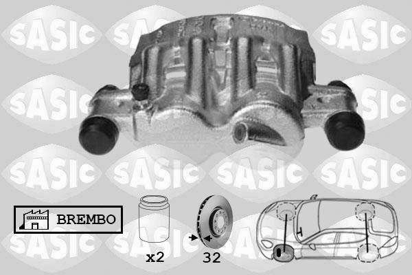 Sasic 6500074 - Гальмівний супорт autozip.com.ua