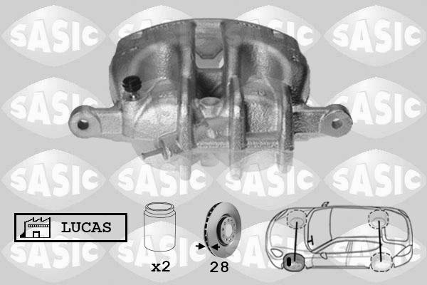 Sasic 6500078 - Гальмівний супорт autozip.com.ua