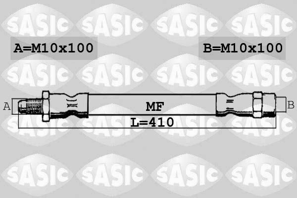 Sasic 6606097 - Гальмівний шланг autozip.com.ua