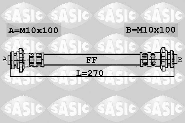 Sasic 6606036 - Гальмівний шланг autozip.com.ua