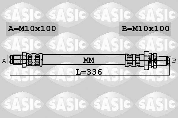 Sasic 6606029 - Гальмівний шланг autozip.com.ua