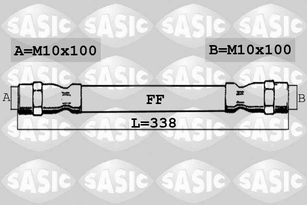 Sasic 6606149 - Гальмівний шланг autozip.com.ua