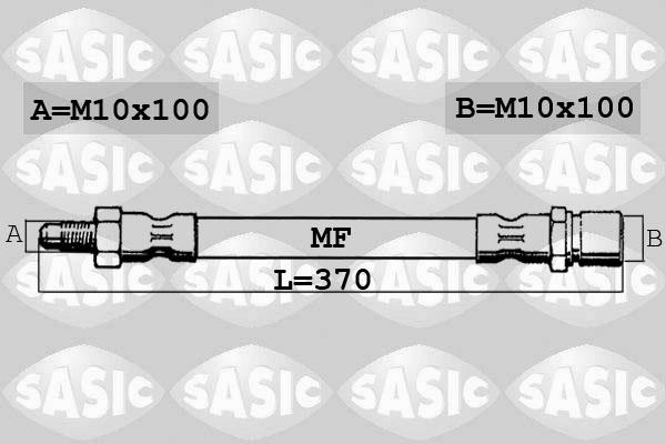 Sasic 6606182 - Гальмівний шланг autozip.com.ua