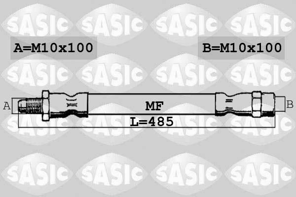 Sasic 6606261 - Гальмівний шланг autozip.com.ua