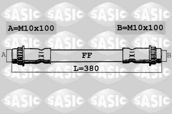 Sasic 6600041 - Гальмівний шланг autozip.com.ua