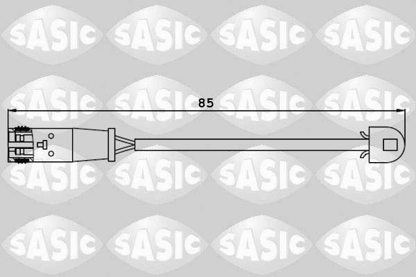 Sasic 6236021 - Сигналізатор, знос гальмівних колодок autozip.com.ua