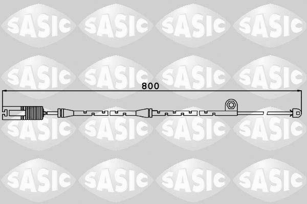 Sasic 6236028 - Сигналізатор, знос гальмівних колодок autozip.com.ua