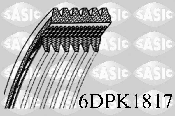 Sasic 6DPK1817 - Поліклиновий ремінь autozip.com.ua