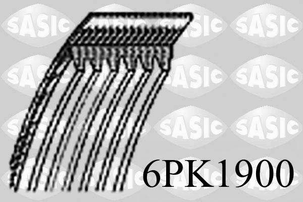Sasic 6PK1900 - Поліклиновий ремінь autozip.com.ua