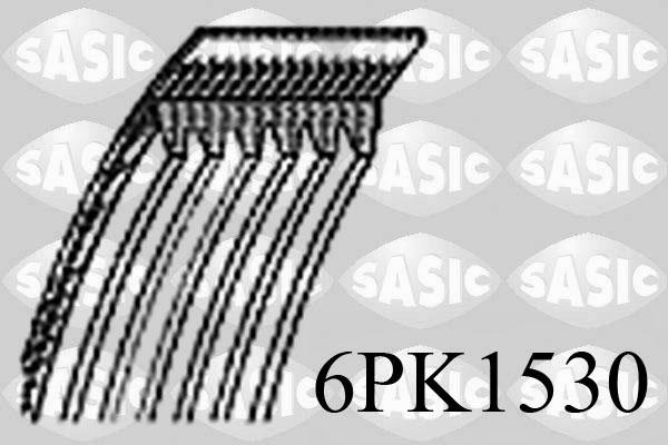 Sasic 6PK1530 - Поліклиновий ремінь autozip.com.ua