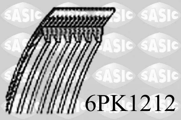 Sasic 6PK1212 - Поліклиновий ремінь autozip.com.ua