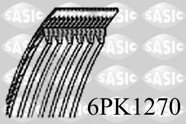 Sasic 6PK1270 - Поліклиновий ремінь autozip.com.ua