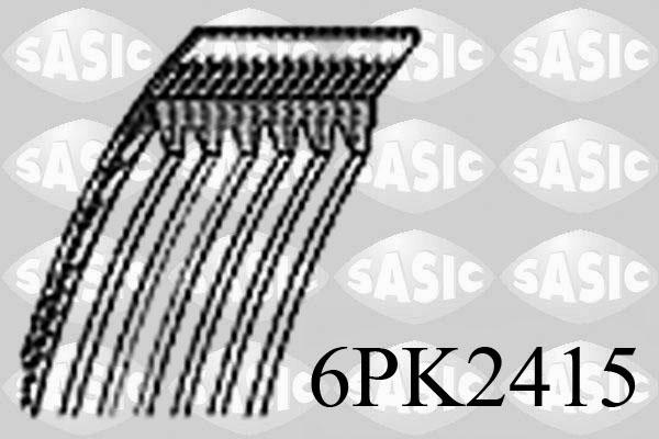 Sasic 6PK2415 - Поліклиновий ремінь autozip.com.ua