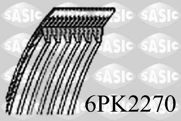 Sasic 6PK2270 - Поліклиновий ремінь autozip.com.ua