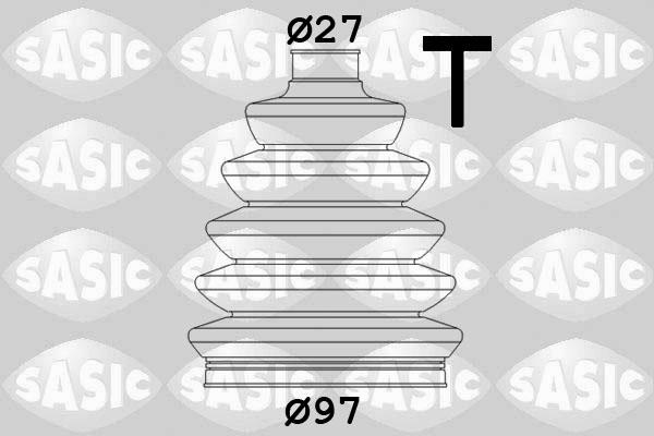 Sasic 1904043 - Ремонтний комплект пильника шруса з елементами монтажу autozip.com.ua