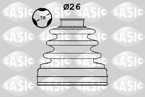 Sasic 1906085 - Пильник, приводний вал autozip.com.ua