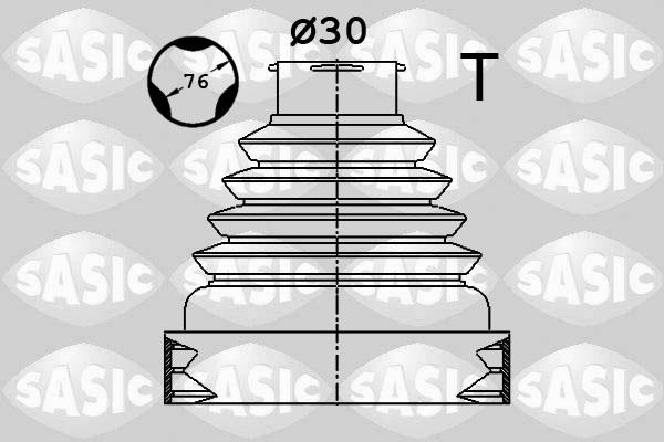 Sasic 1900038 - Пильник, приводний вал autozip.com.ua