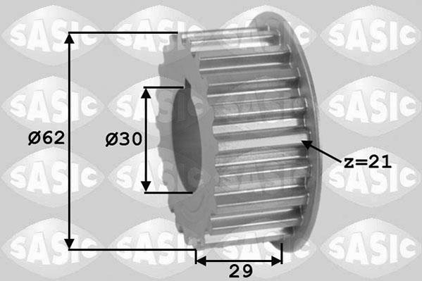 Sasic 1600001 - Шестерня, колінчастий вал autozip.com.ua