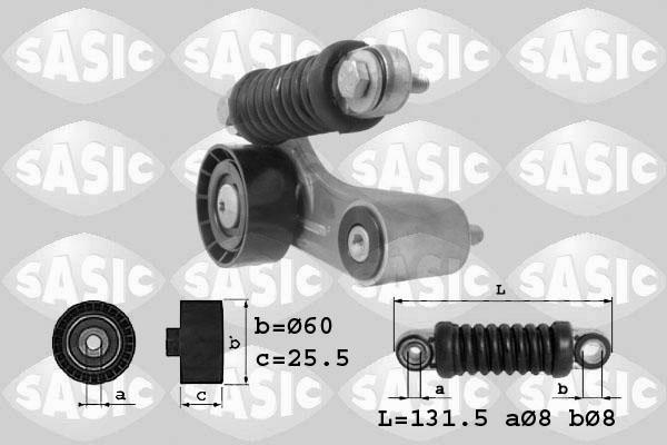 Sasic 1624002 - Натягувач ременя, клинові зуб. autozip.com.ua