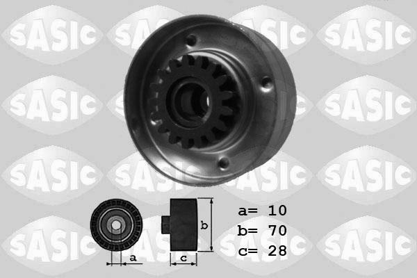 Sasic 1624023 - Паразитний / провідний ролик, поліклиновий ремінь autozip.com.ua