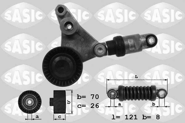 Sasic 1624022 - Натягувач ременя, клинові зуб. autozip.com.ua