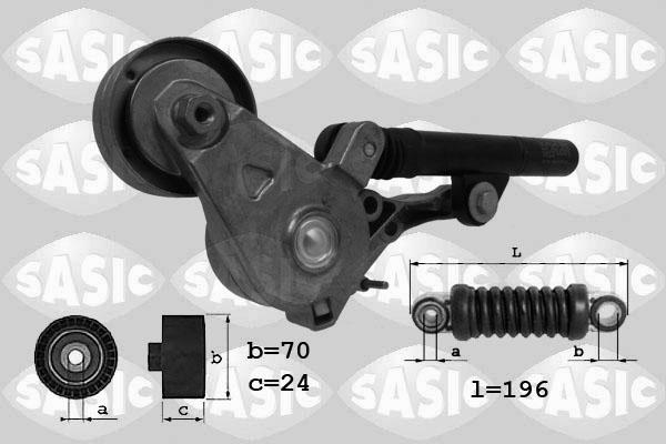 Sasic 1626034 - Натягувач ременя, клинові зуб. autozip.com.ua