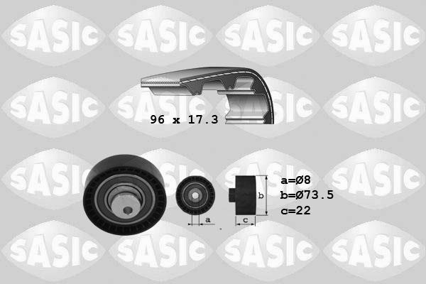 Sasic 1754022 - Комплект ременя ГРМ autozip.com.ua