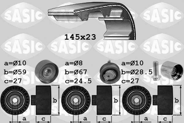 Sasic 1756058 - Комплект ременя ГРМ autozip.com.ua