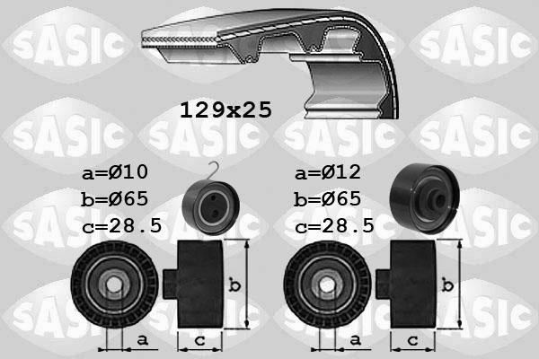 Sasic 1756063 - Комплект ременя ГРМ autozip.com.ua