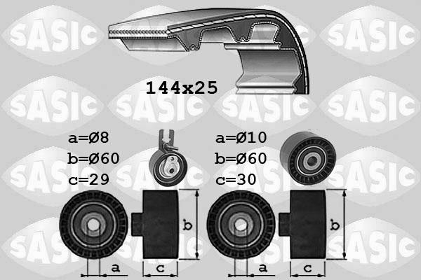 Sasic 1756084 - Комплект ременя ГРМ autozip.com.ua