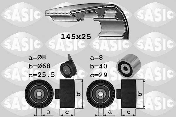 Sasic 1756085 - Комплект ременя ГРМ autozip.com.ua