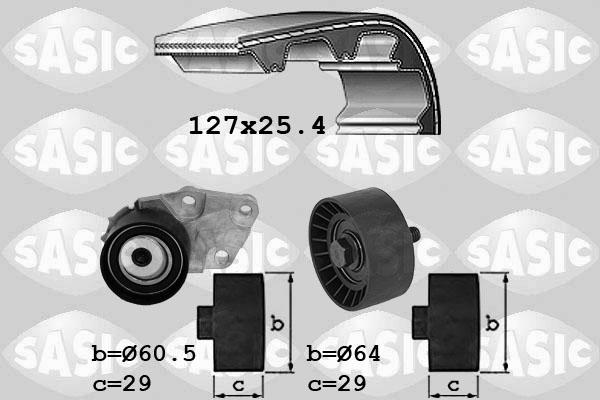 Sasic 1756075 - Комплект ременя ГРМ autozip.com.ua