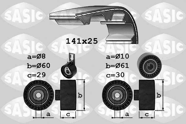 Sasic 1750043 - Комплект ременя ГРМ autozip.com.ua