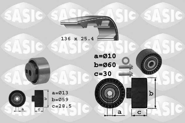 Sasic 1750005 - Комплект ременя ГРМ autozip.com.ua