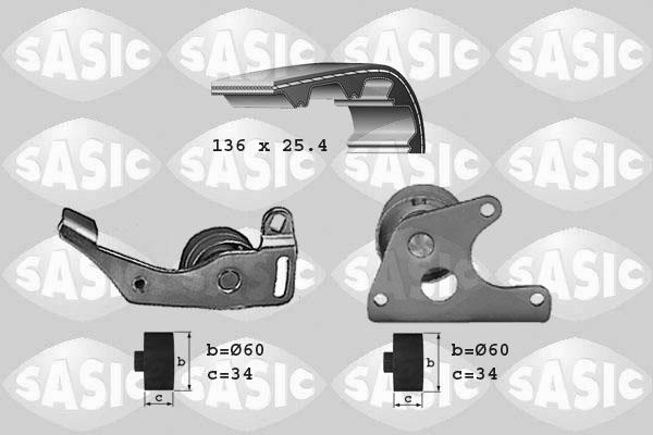 Sasic 1750001 - Комплект ременя ГРМ autozip.com.ua