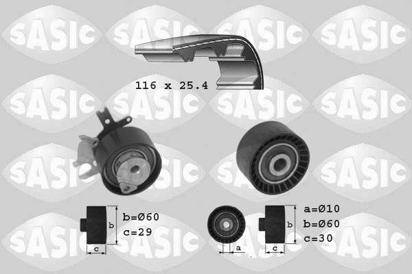 Sasic 1750014 - Комплект ременя ГРМ autozip.com.ua