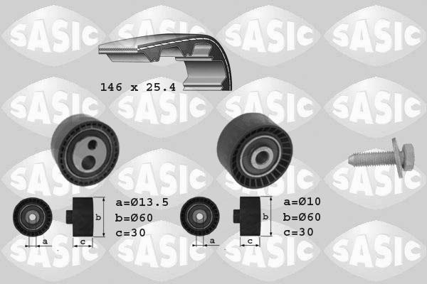 Sasic 1750013 - Комплект ременя ГРМ autozip.com.ua