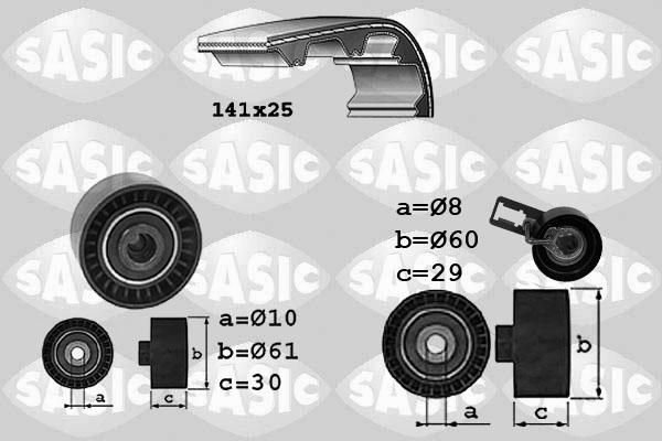 Sasic 1750032 - Комплект ременя ГРМ autozip.com.ua